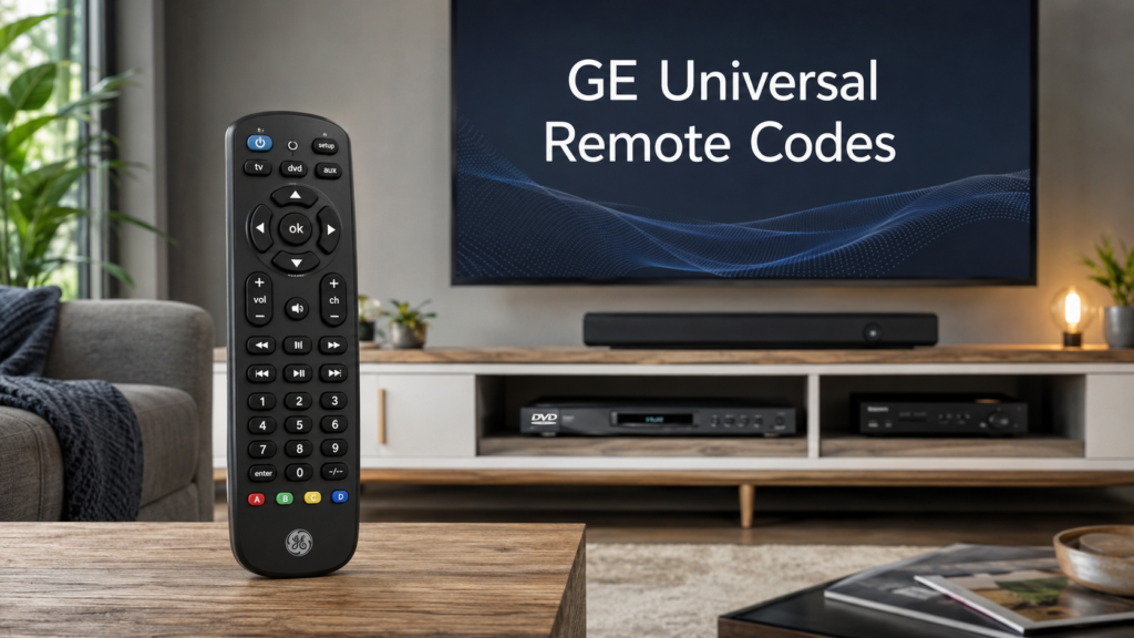 GE Universal Remote Codes